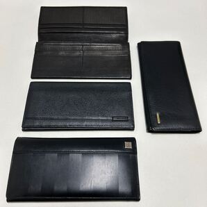 ◆メンズ スリム 長財布 本革 4点セット-未使用品あり◆ CK カルバンクライン ミラショーン コムサメン John Smith【送料無料】0523