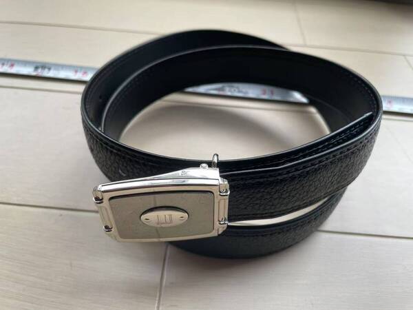 USED dunhill ダンヒル ベルト用金具 ベルトバックル 幅3センチ以内対応 シルバー色 本物保証 社外品ベルト1本