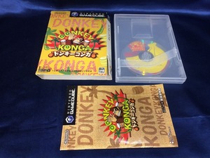 中古B★ドンキーコンガ(タルコンガセット)/ソフト単体★ゲームキューブソフト
