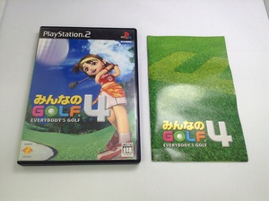 中古AB★みんなのGOLF4★プレイステーション2ソフト