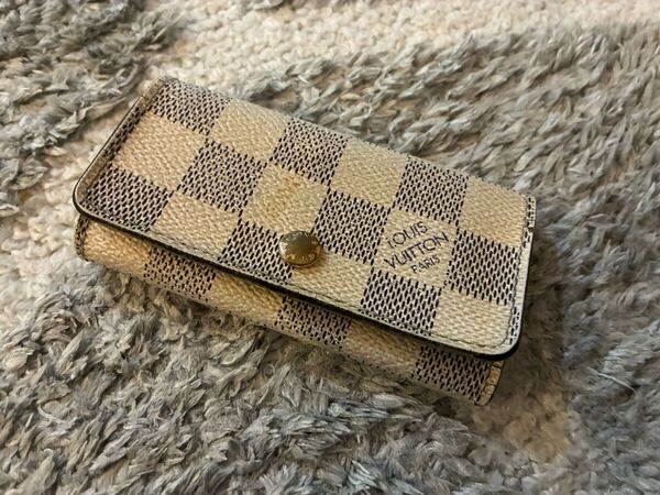 LOUIS VUITTON ルイヴィトン キーケース ダミエアズール ミュルティクレ4
