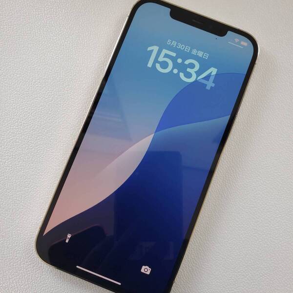 美品!Apple iPhone12ProMax 256GB MGD13J/A SIMフリー 送料込 即決!!