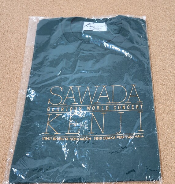 沢田研二さんTシャツ(グリーン)