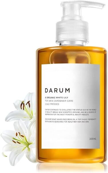 【DARUM】エイトオーガニック ホワイトリリー 300ml ベースオイル ライスブランオイル コメヌカ油