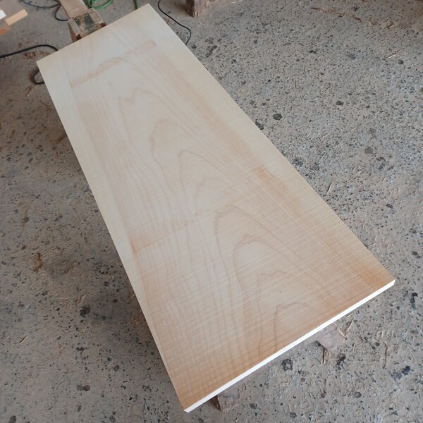 B-1970【91×32.5×2cm】 国産ひのき 板 テーブル 看板 棚板 一枚板 無垢材 桧 檜 DIY