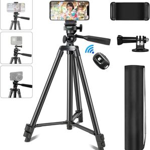 三脚 スマホ デジカメ カメラ タブレット GoPro 雲台 4段伸縮 ミニ三脚