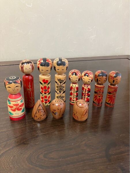 【こけし】9種類・11点セット まとめ売り