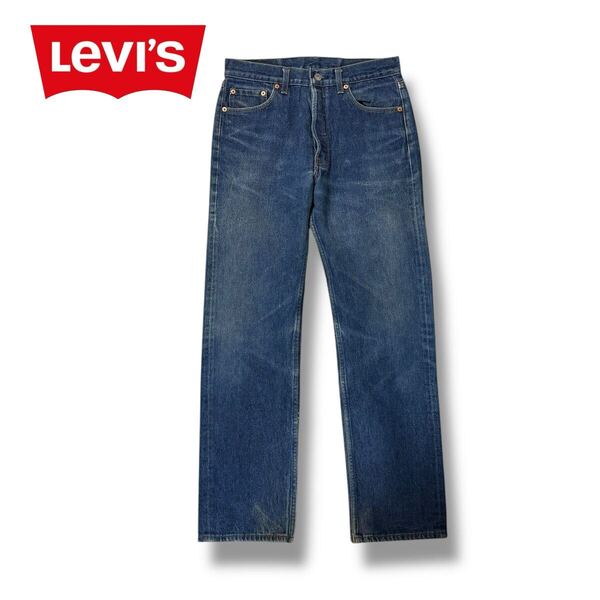 【希少品】Levi's リーバイス デニム パンツ ジーンズ 90s W31 L32 501 ボタン裏 532 インディゴ チェーンステッチ USA製