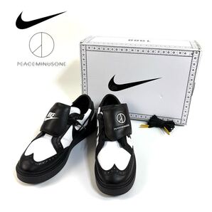 【未使用】NIKE PEACEMINUSONE ナイキ ピースマイナスワン KWONDO 1 クウォンド スニーカー G-DRAGON ホワイト ブラック 27cm 元箱付