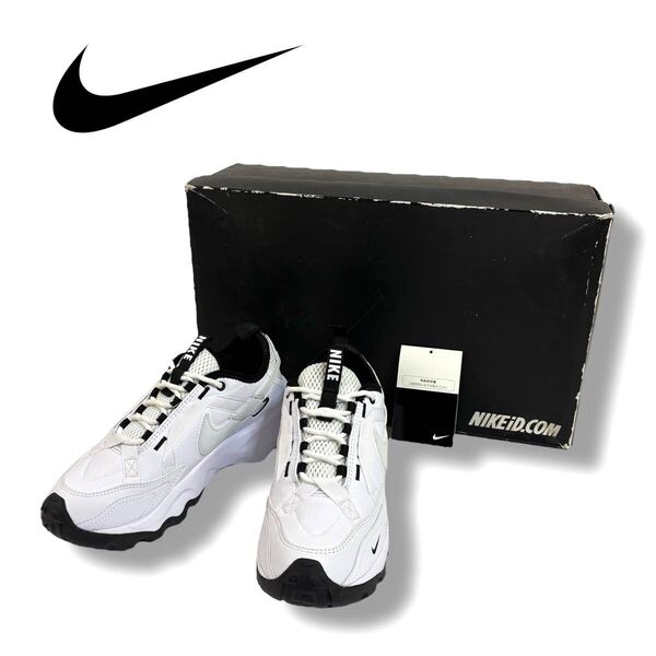 【極美品】NIKE ナイキ WMNS TC 7900 ローカット スニーカー 厚底 WHITE BLACK ホワイト ブラック 23cm DR7851-100 元箱付き