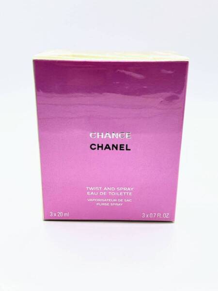 【新品未開封】CHANEL チャンス ツイスト&スプレイ オードゥ トワレット 20ml ×3(本体+リフィル2本)