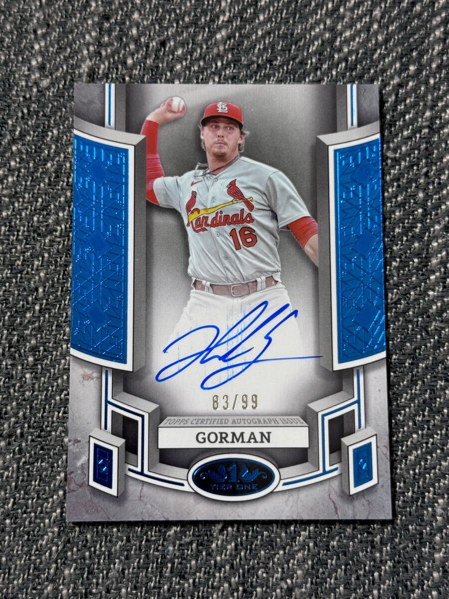 Nolan Gorman 直筆サイン ノーラン•ゴーマン MLB auto Yahoo!オークション -「nolan gorman」の落札相場・落札価格