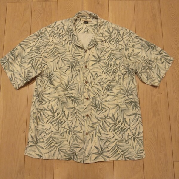 USA古着卸 Lサイズ TOMMY BAHAMA トミーバハマ シルク アロハシャツ