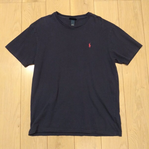 USA古着卸 Mサイズ Polo Ralph Lauren ポロラルフローレン ロゴ刺繍 Tシャツ
