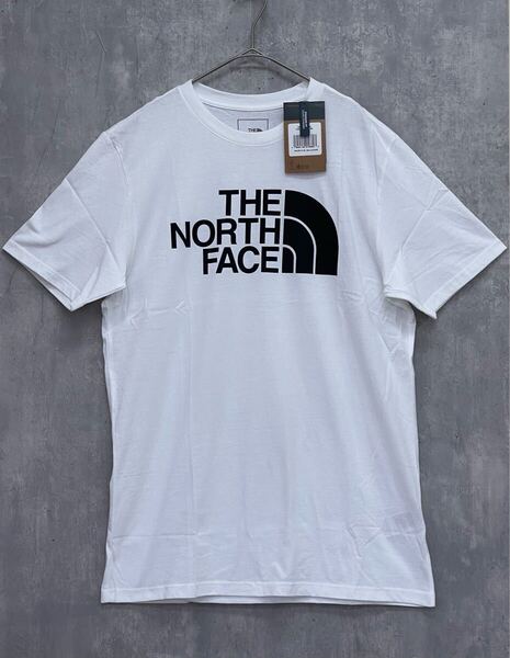 【新品未使用】 THE NORTH FACE 半袖口ゴTシャツ ホワイト M寸 ノースフェイス ハーフドームロゴ