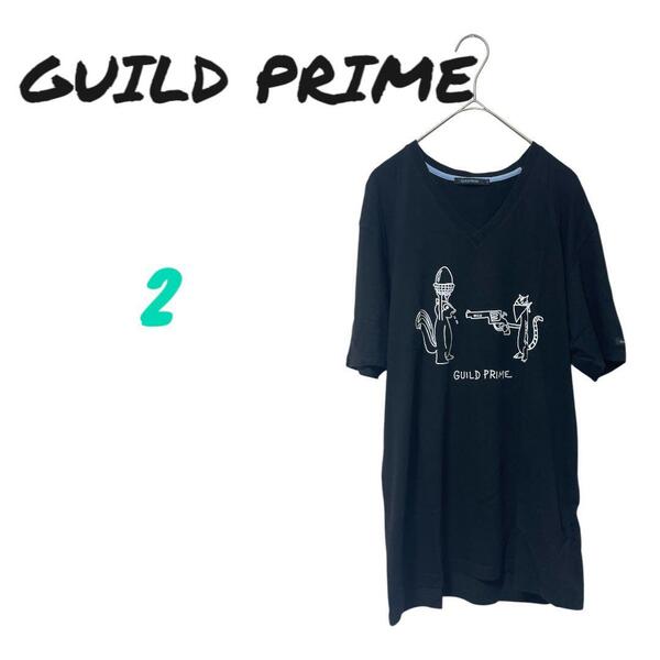 GUILD PRIME ギルドプライム Vネック Tシャツ 2