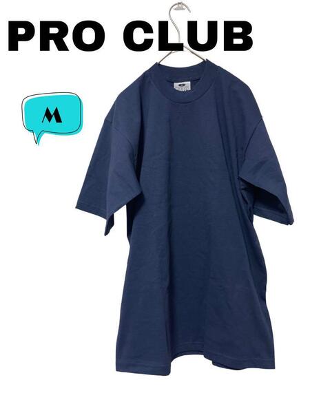USA製 PRO CLUB プロクラブ Tシャツ ネイビー M 2