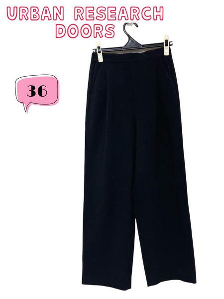 URBAN RESEARCH DOORS ドアーズ タックレーヨンワイドパンツ