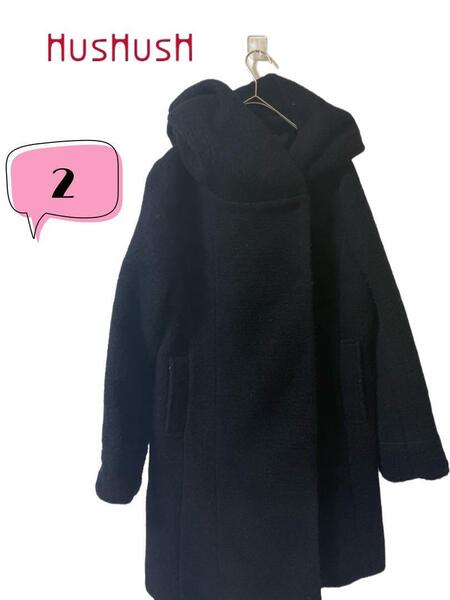 HusHusH MAC&CO.s.r.l フーデッドスライバーコート 2