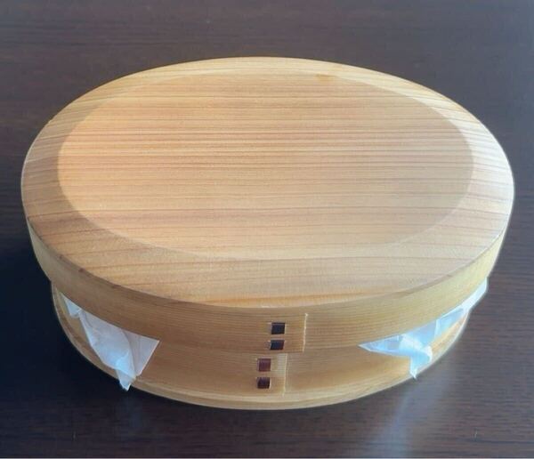新小判型 一段弁当箱 赤身750ml 木製 曲げわっぱ弁当箱ランチボックス 杉
