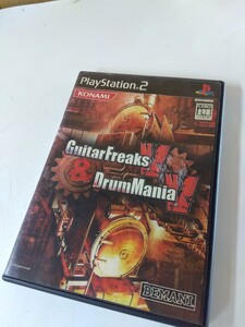 PS2ソフト KONAMI ギターフリークスV&ドラムマニアV