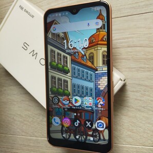 FCNT 「arrows We」 ローズゴールド 概ね美品かと思います ご年配にも優しいスマホ SIMロックフリー FCG01 バージョンアップ可能