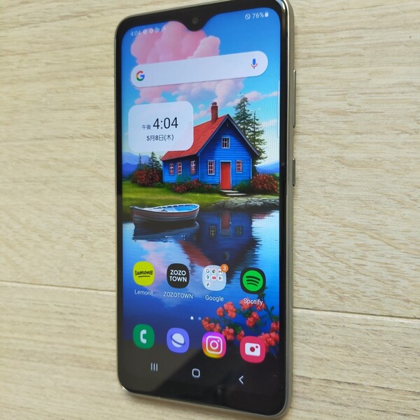 「GALAXY A20」 ホワイト 美品の方です SCV46 RAM3GB.ROM32GB バッテリー良好 Androidバージョン11 SIMロック解除済