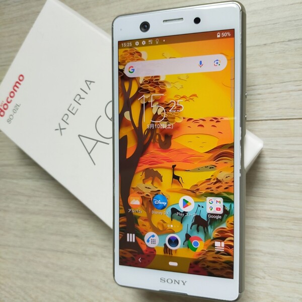 SONY 「Xperia Ace」 エクスペリアエース ホワイト RAM4GB.ROM64GB SIMロック解除済 SO-02L 安心のドコモ