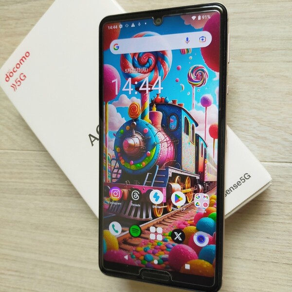 SHARP 「AQUOS sense 5G」 SH-53A 美品となります。 RAM4GB.ROM64GB 安心のドコモ製品 SIMロック解除済み