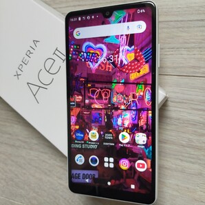 「 Xperia Ace Ⅱ 」 エース2 ホワイト かなり美品に見えます RAM4GB.ROM64GB SO-41B 安心のドコモ製品 Androidバージョン13