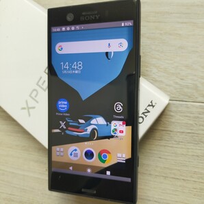 SONY 「Xperia XZ1 Compact」 ブラック エクスペリア RAM4GB.ROM32GB xzsの後継機 繋がるドコモ製品 SO-02K