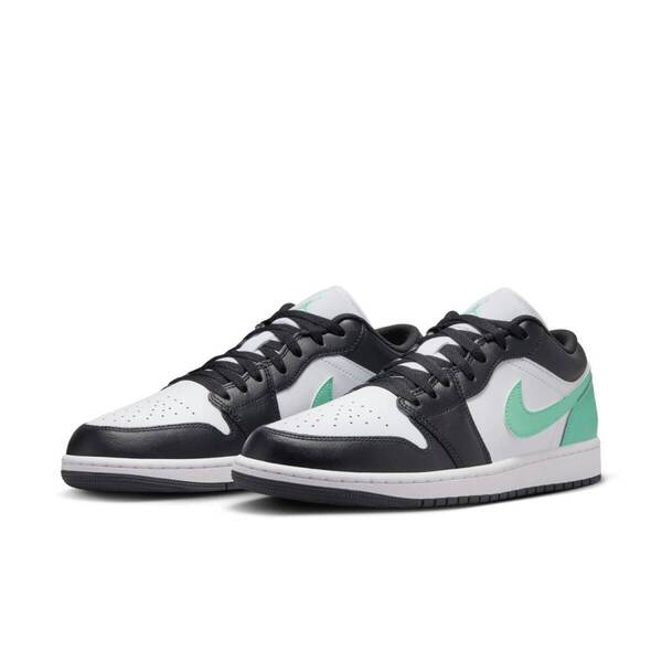 ◆NIKE/ナイキ☆ Air Jordan 1 Low★WHITE/BLACK-GREEN GLOW 26.5cm