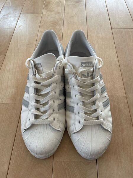 アディダス adidas スーパースター82 グレー 27.5cm