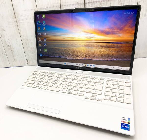 【最新OS Windows11】SSD1TB+HDD1TB メモリ32GB 富士通 ノートPC AH53/E3 第11世代Core i7-1165G7 Office Webカメラ Bluetooth Zoom