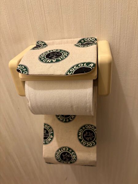 NO.223 猫柄トイレットペーパー ホルダーカバー