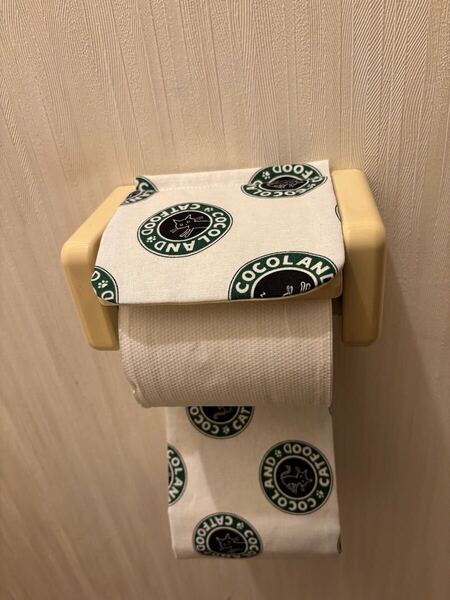 NO.224 猫柄トイレットペーパーホルダーカバー