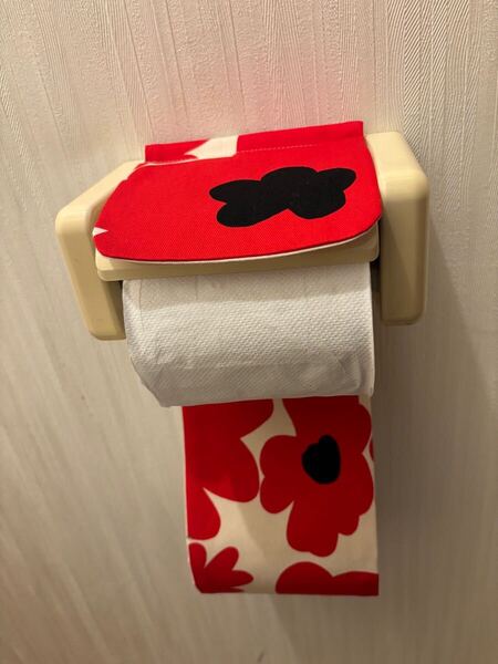 NO.272 ハンドメイド 花柄トイレットペーパーホルダー