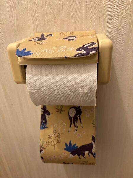 NO.315 ハンドメイド 動物柄トイレットペーパーホルダー
