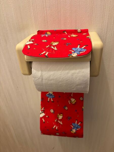 NO.469 ハンドメイド トイレットペーパーホルダーカバー マーガレットソフィ