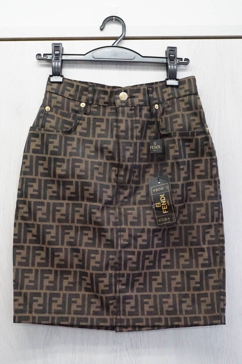 楽天市場】【中古】 Fendi フェンディ スカート ズッカ柄