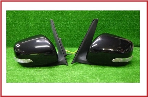 ★☆ ダイハツ タントカスタム L375S L385S 純正 ドアミラー 左右 カラーX06 8P 中古 程度良 ☆★