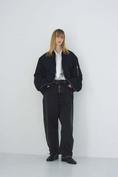 URU cotton denim 5pocket pants type-c