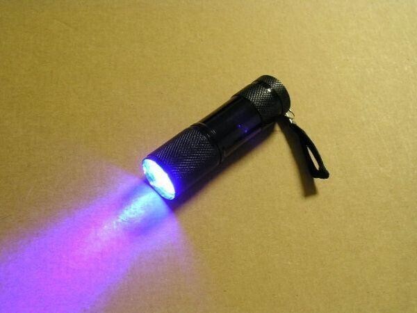★送料無料!UVライト 9LED エアコン ガス漏れ 検知 R12 R134a ◆