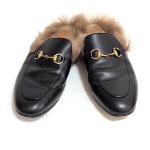 【極美品】GUCCI グッチ ホースビット サンダル プリンスタウン24.0cm相当