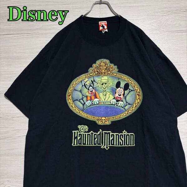 【入手困難】 Disney ディズニー ホーンテッドマンション Tシャツ 2XLサイズ 両面デザイン バックプリント ヴィンテージ