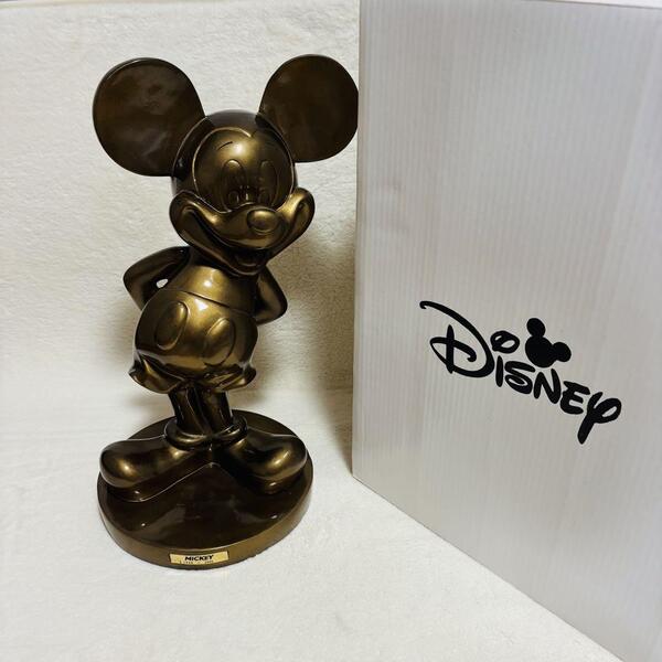 【限定1000】Disney ディズニー ミッキーマウス ブロンズ像 希少品 人気 コレクション 記念品 アニバーサリー フィギュア 人形