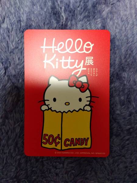 新品未使用 1枚 ハローキティ Hello Kitty展 ―わたしが変わるとキティも変わる― 開催記念 東京メトロ オリジナル24時間券