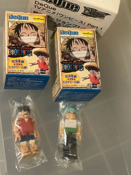 【即決・送料無料】 ONE PIECE DeQue 特別バージョン ルフィ&ゾロ 非売品 ☆