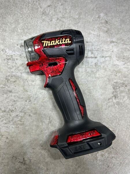 マキタ TD173D ハウジング ラップ塗装 インパクトドライバ makita 腰袋 職人 現場 ハイエース ニックス ペンドライバー