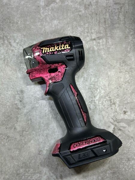 マキタ TD173D ハウジング ラップ塗装 インパクトドライバ makita 腰袋 職人 現場 ハイエース ニックス ペンドライバー